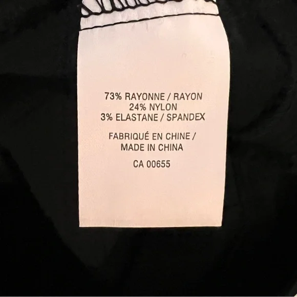 NWT Reitman’s Classic black pull on stretch A-Line Skirt - Women size 16 - Picture 7 of 8